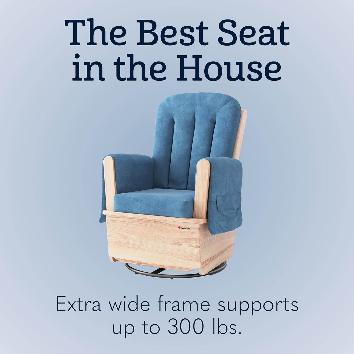Glider Rocker with Steel Swive - Baby Nursery Glider Chair บทวิจารณ์และราคา