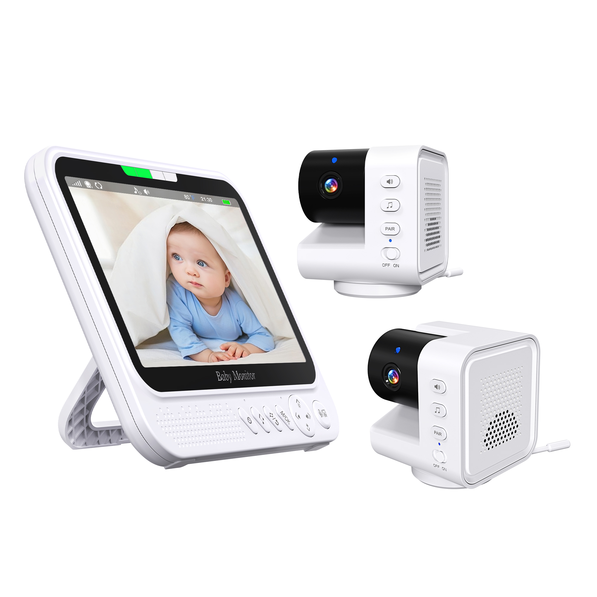 7inch IPS Screen 1v2 Wireless  - Wearable Baby Monitor บทวิจารณ์และราคา
