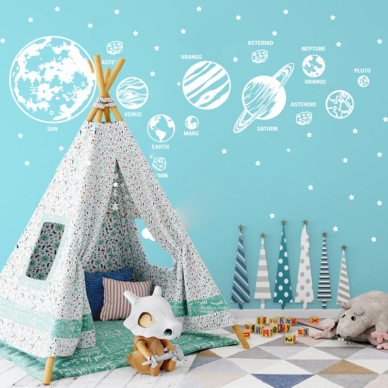 Large Planets Solar System Spa - Baby Nursery Modern บทวิจารณ์และราคา