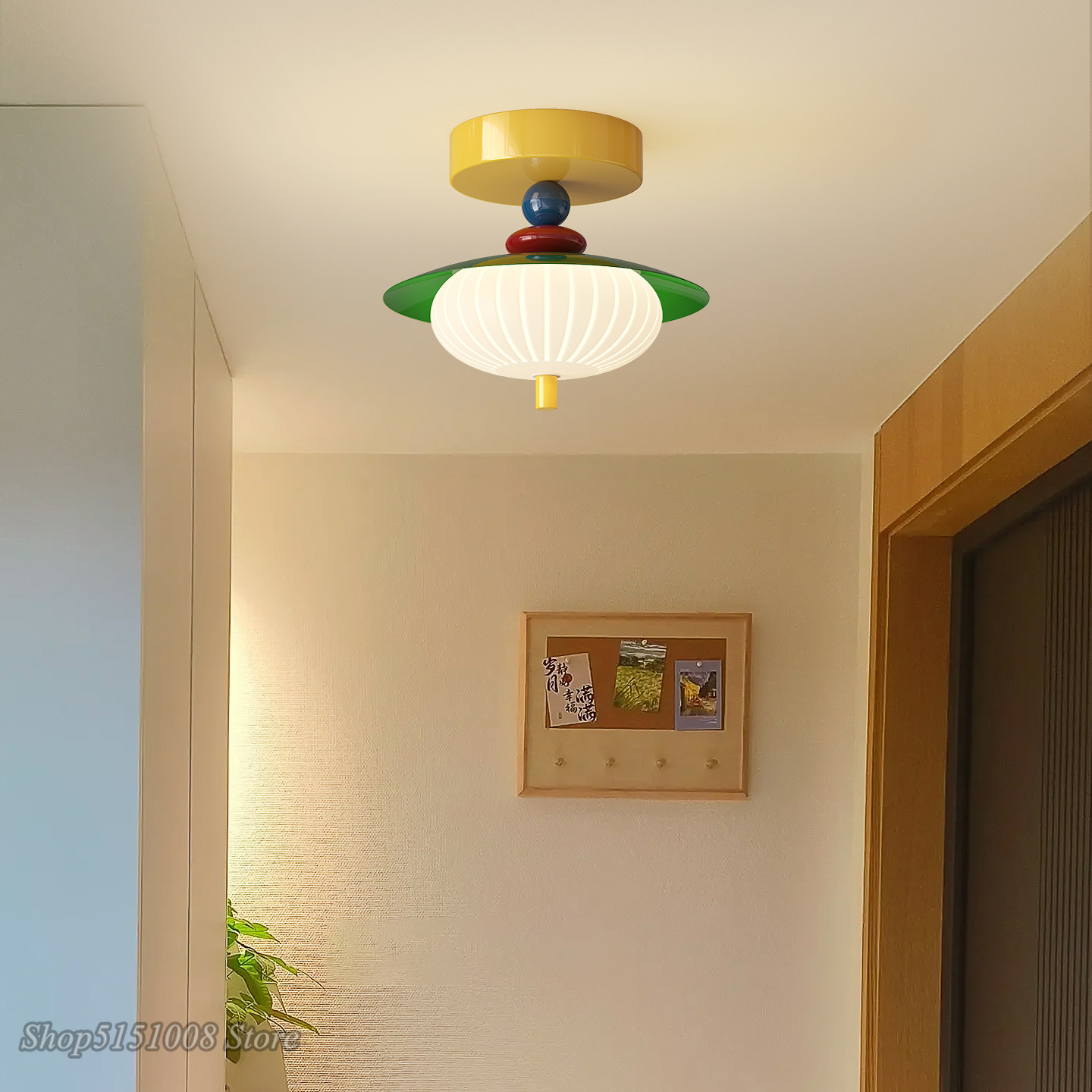 Girl Boy Children's Room  LED  - Baby Nursery Yellow Walls บทวิจารณ์และราคา