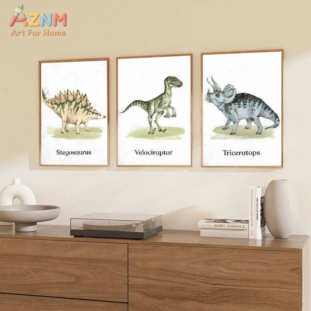 AZNM Cute Cartoon Animal Canva - Baby Nursery Modern บทวิจารณ์และราคา