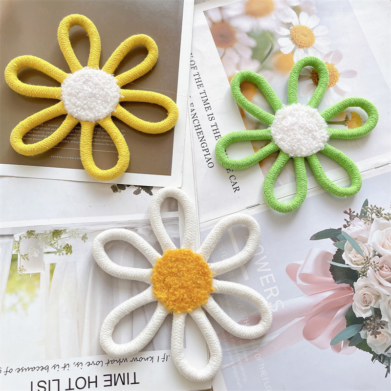 Cotton Rope Woven Daisy Flower - Baby Nursery Products บทวิจารณ์และราคา