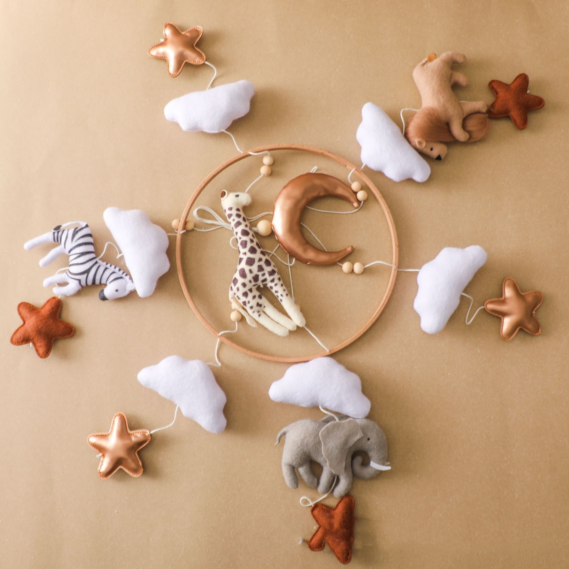 Hot Sale Nordic Handmade Felt  - Baby Nursery Modern บทวิจารณ์และราคา