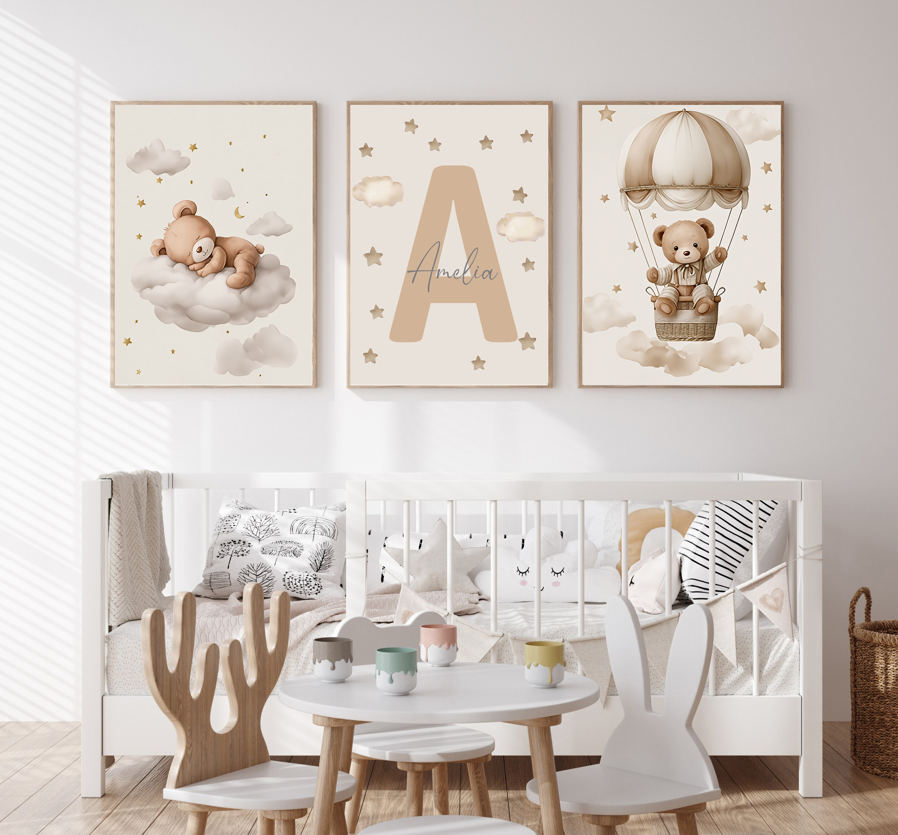 3pcs/set Bohemian Teddy Bear A - Baby Nursery Products บทวิจารณ์และราคา