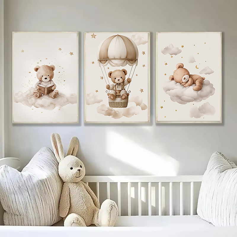 3pcs/set Bohemian Teddy Bear A - Baby Nursery Products บทวิจารณ์และราคา